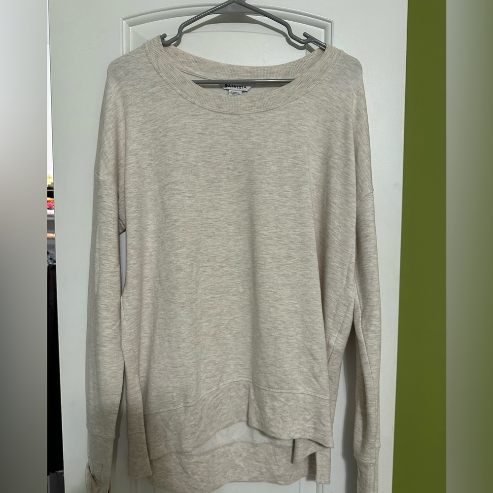 Athleta Coaster Lux Sweatshirt Top